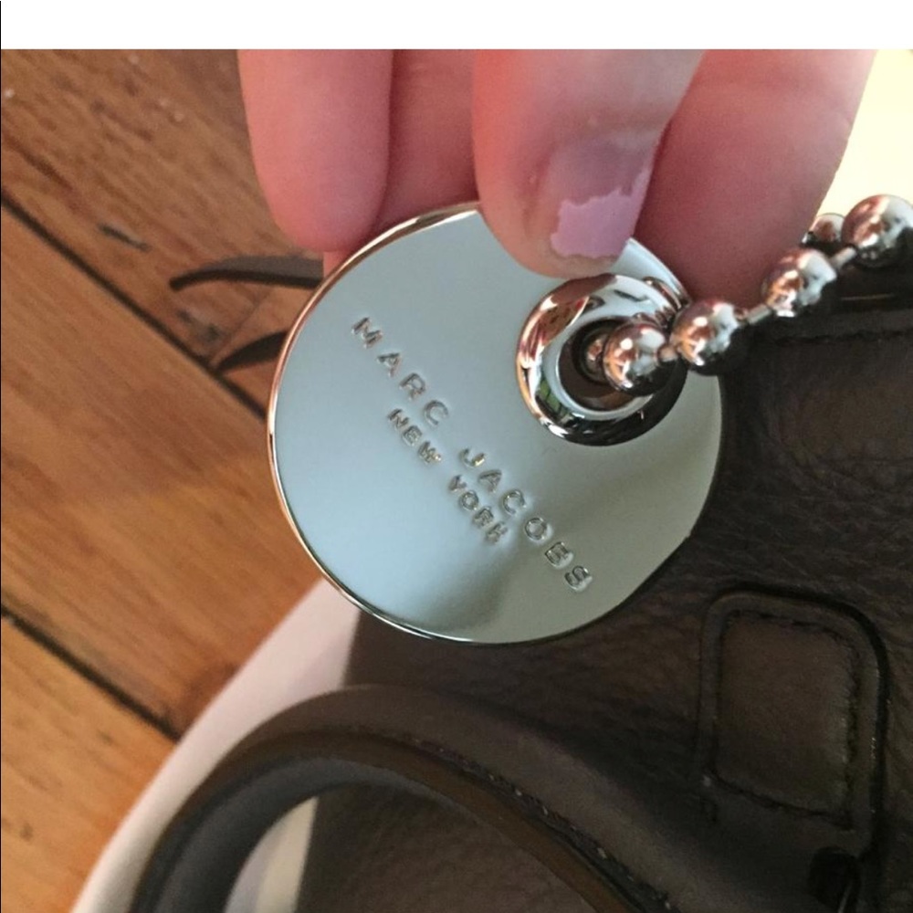 Marc Jacobs recruit Baulletto crossbody grey tote - Picture 5 of 8